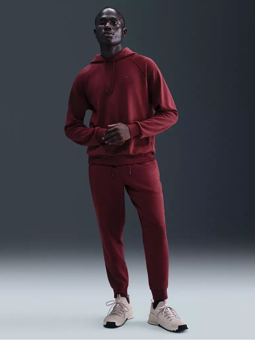 NWT Nike Dri-Fit Primary Fleece Maroon UV Jogger Pants Sz 2XL